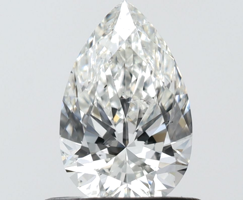 0.61 carat H-SI2 Natūralus Pear Deimantas (1)