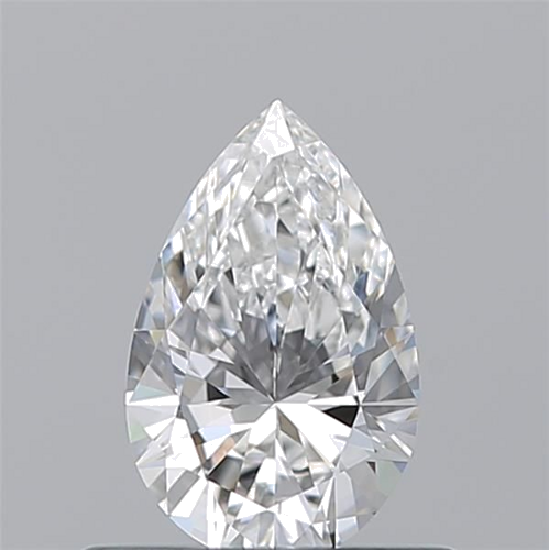 0.5 carat F-VVS2 Natūralus Pear Deimantas (1)