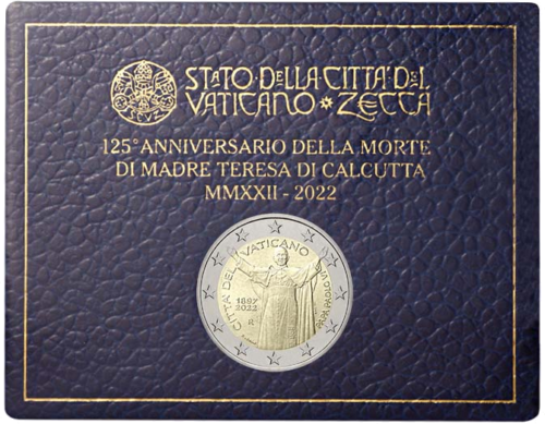 2022 Ватикан Папа Павел VI монета 2 евро (3)