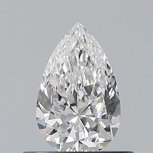 0.5 carat D-VVS1 Natūralus Pear Deimantas (1)
