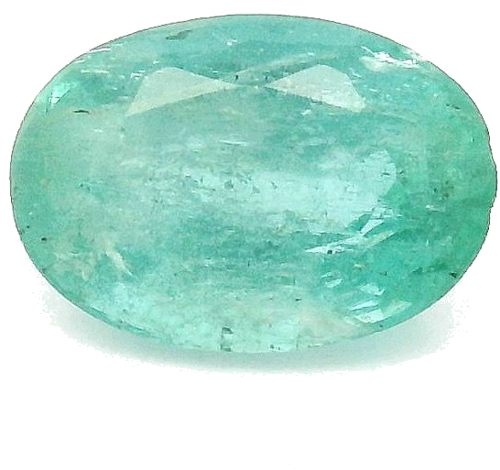 0.5 carat GREEN Oval Smaragdas (1)