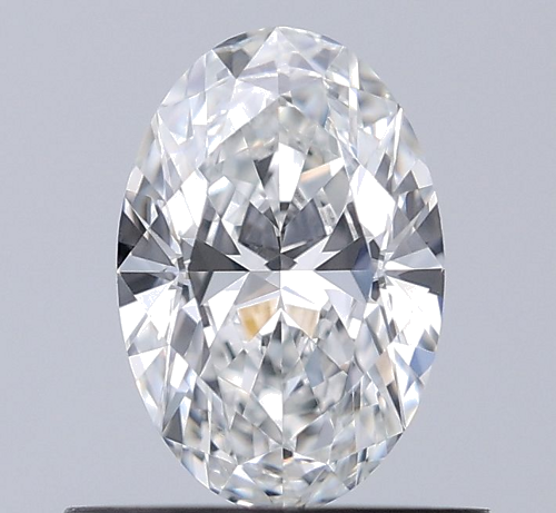0.52 carat F-VVS1 Natūralus Oval Deimantas (1)