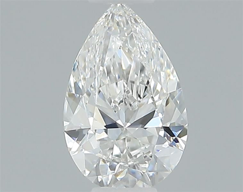 0.39 carat F-VVS1 Natūralus Pear Deimantas (1)