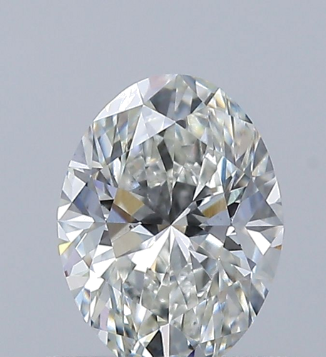 0.6 carat G-VS2 Natūralus Oval Deimantas (1)