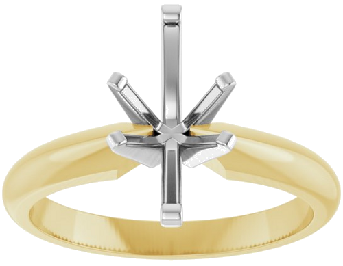 Sužadėtuvių Žiedas „Solitaire“ 14k yellow/white gold Marquise 10.5mm x 5.5mm (3)