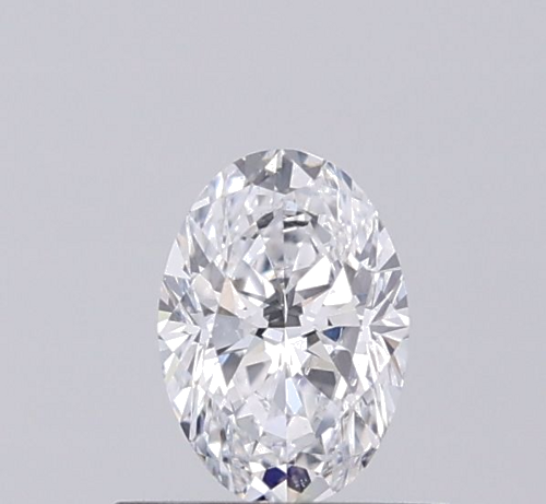 0.5 carat D-VS2 Natūralus Oval Deimantas (1)