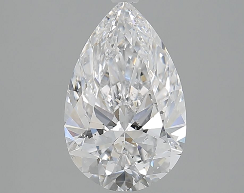 2.51 carat D-SI2 Natūralus Pear Deimantas (1)