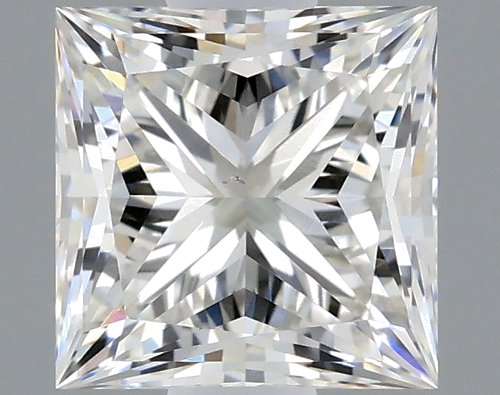 0.73 carat H-SI1 Natūralus Princess Deimantas (1)