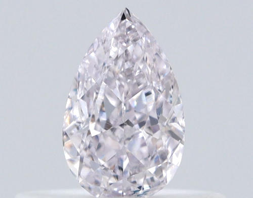 0.32 carat Faint Pink-VS2 Natūralus Pear Deimantas (1)