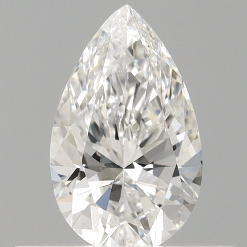 0.4 carat F-VVS1 Natūralus Pear Deimantas (1)
