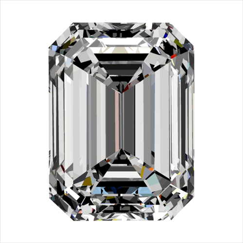 0.31 carat F-VVS2 Natūralus Emerald Deimantas (1)