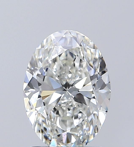 1.51 carat H-SI1 Natūralus Oval Deimantas (1)