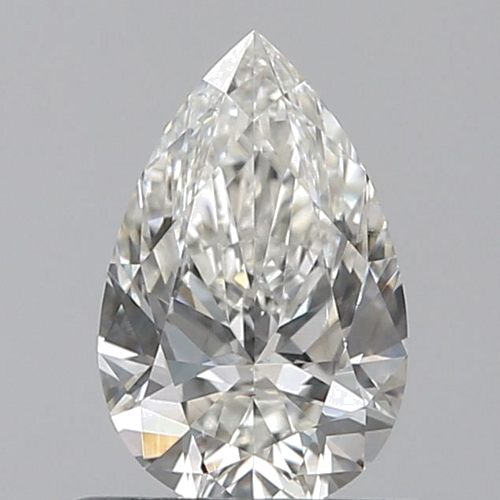 0.6 carat I-SI1 Natūralus Pear Deimantas (1)