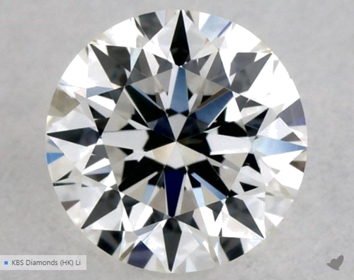 0.3 carat G-VS2 Excellent cut Natūralus Round Deimantas (1)