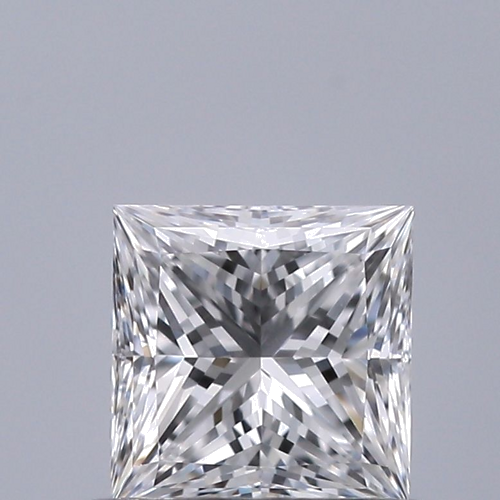 0.57 carat D-VVS2 Natūralus Princess Deimantas (1)