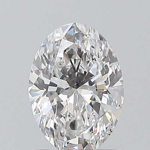 0.9 carat D-SI1 Natūralus Oval Deimantas (1)