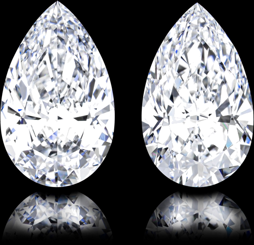 3.13 carat D-FL Natūralus Pear Deimantas (1)