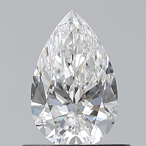 0.6 carat D-VVS1 Natūralus Pear Deimantas (1)