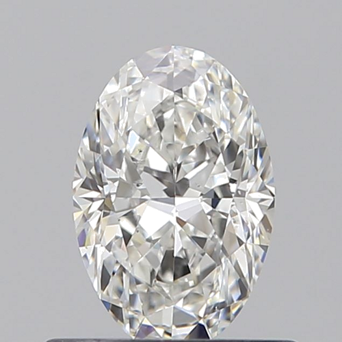 0.6 carat G-SI1 Natūralus Oval Deimantas (1)