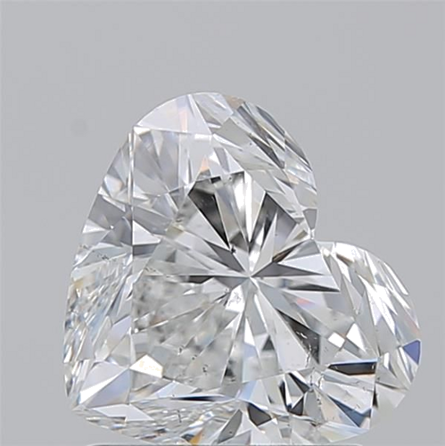1.7 carat F-SI2 Natūralus Heart Deimantas (1)