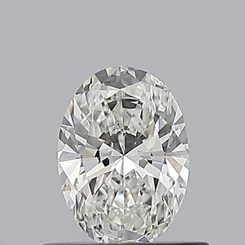 0.53 carat H-VVS2 Natūralus Oval Deimantas (1)