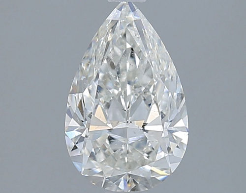 1.5 carat G-SI2 Natūralus Pear Deimantas (1)