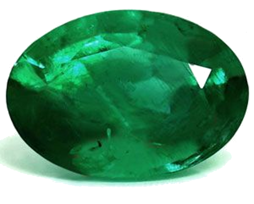 0.68 carat GREEN Oval Smaragdas (1)