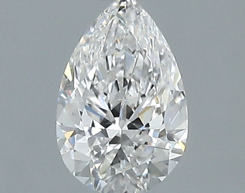 0.5 carat E-VS2 Natūralus Pear Deimantas (1)