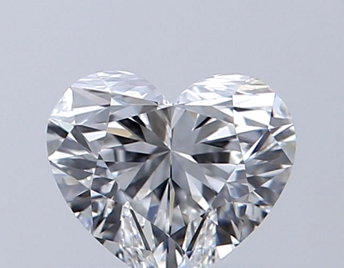 0.51 carat E-VS2 Natūralus Heart Deimantas (1)