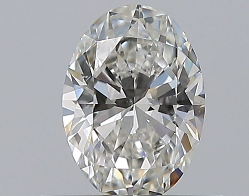 0.5 carat G-SI1 Natūralus Oval Deimantas (1)