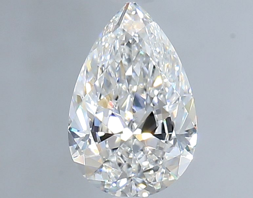 0.9 carat E-VS2 Natūralus Pear Deimantas (1)