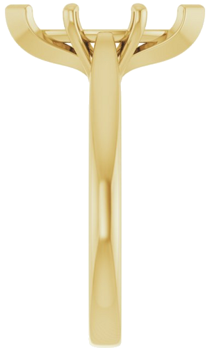 Sužadėtuvių Žiedas 14k yellow gold Marquise 13mm x 6.5mm (4)