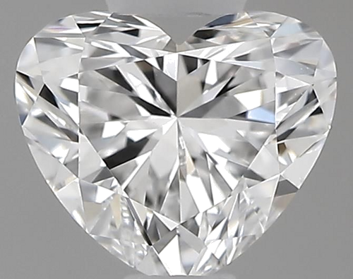0.45 carat D-VS1 Natūralus Heart Deimantas (1)
