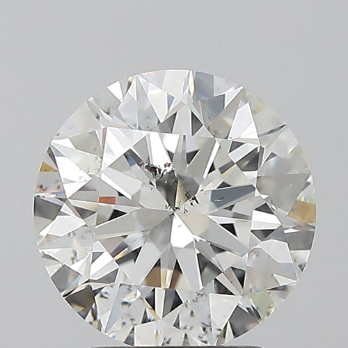 2.51 carat I-SI2 Excellent cut Natūralus Round Deimantas (1)