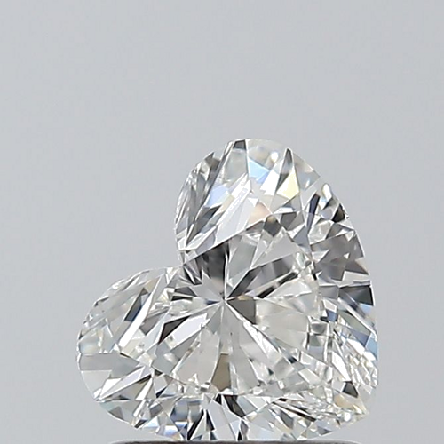 0.9 carat H-VS2 Natūralus Heart Deimantas (1)