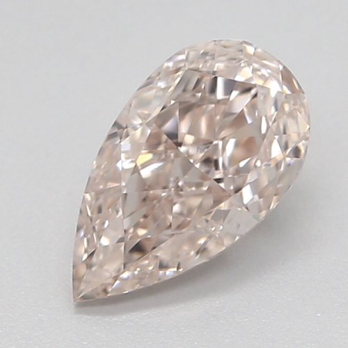 0.56 carat Light Pinkish Brown-IF Natūralus Pear Deimantas (1)