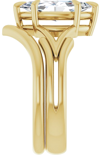 Sužadėtuvių Žiedas „Claw-Prong Solitaire“ 14k yellow gold Marquise 12mm x 6mm (9)