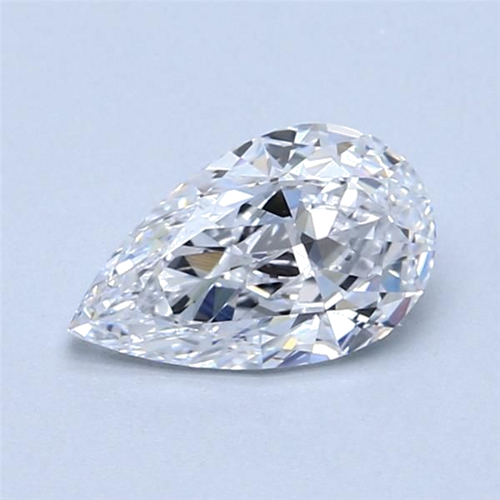 1.02 carat D-VS2 Natūralus Pear Deimantas (1)