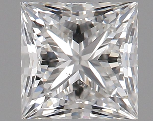 0.5 carat F-SI2 Natūralus Princess Deimantas (1)