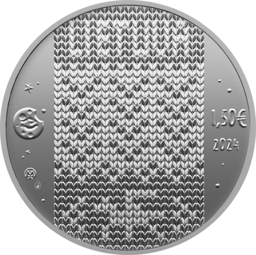 2024 Lietuva Dvylika brolių, juodvarniais lakstančių 1.5 euro moneta (2)