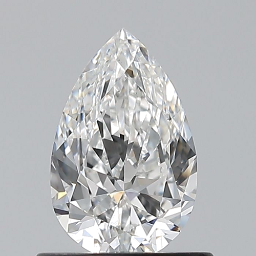 0.7 carat F-VS1 Natūralus Pear Deimantas (1)