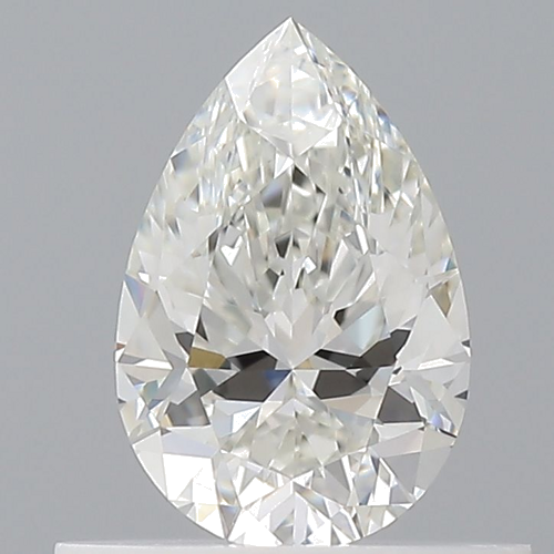 0.5 carat H-VVS1 Natūralus Pear Deimantas (1)
