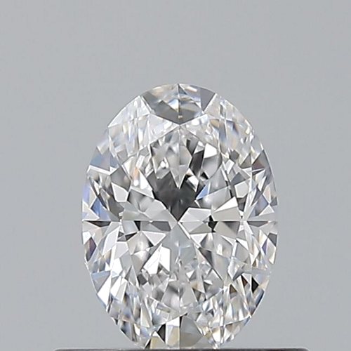 0.5 carat D-VVS2 Natūralus Oval Deimantas (1)