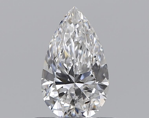 0.5 carat E-VVS1 Natūralus Pear Deimantas (1)