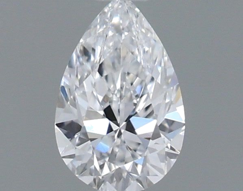 0.32 carat D-VS1 Natūralus Pear Deimantas (1)