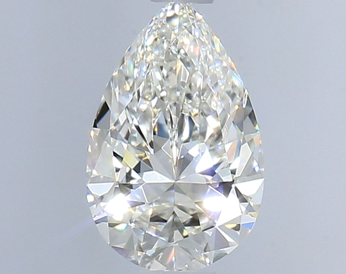 0.5 carat H-VVS1 Natūralus Pear Deimantas (1)