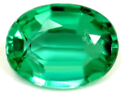 0.58 carat GREEN Cushion Smaragdas (1)
