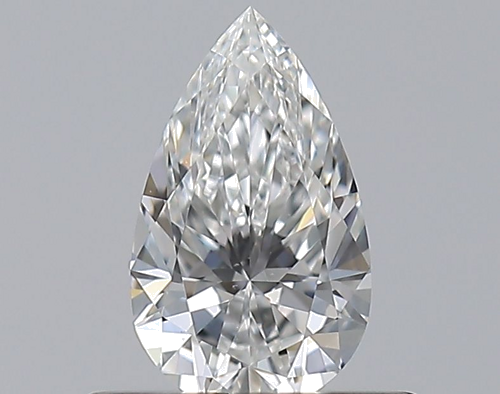 0.4 carat F-VS2 Natūralus Pear Deimantas (1)