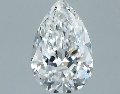 0.4 carat E-VVS2 Natūralus Pear Deimantas (1)