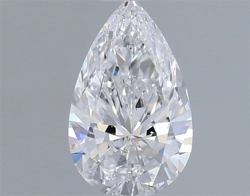 0.7 carat D-SI2 Natūralus Pear Deimantas (1)